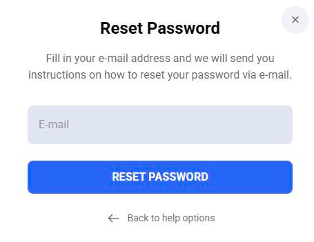 forgot password korucasino