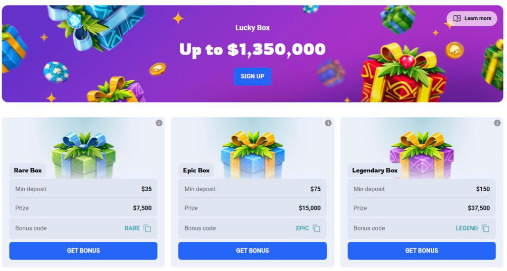 lucky box korucasino
