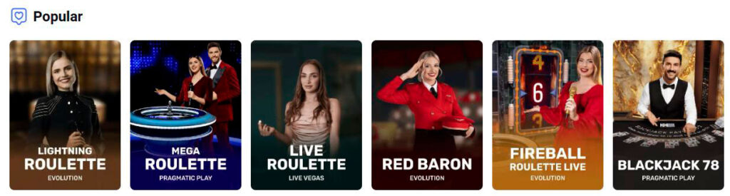 popular games korucasino